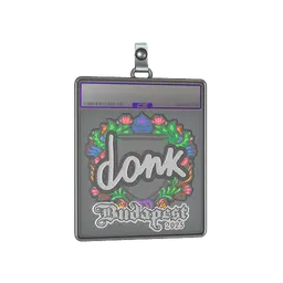 Sticker Slab | donk (Embroidered) | Budapest 2025