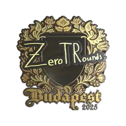 Sticker | ztr (Gold) | Budapest 2025