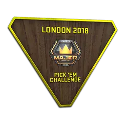 Gold London 2018 Pick'Em Trophy