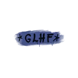Sealed Graffiti | GLHF (SWAT Blue)