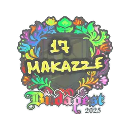 Sticker | makazze (Holo) | Budapest 2025