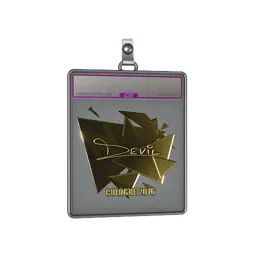 Sticker Slab | DEVIL (Gold) | Cologne 2016