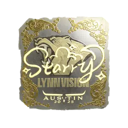 Sticker | Starry (Gold) | Austin 2025