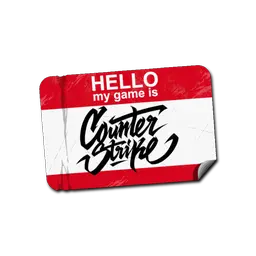 Sticker | Hi, My Game Is