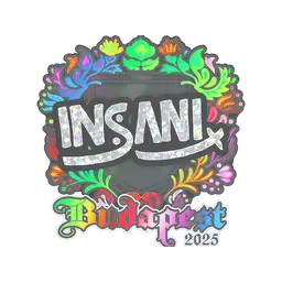 Sticker | insani (Holo) | Budapest 2025