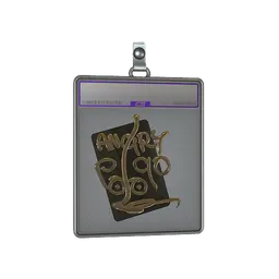 Sticker Slab | Hello P90 (Gold)