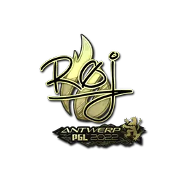Sticker | roeJ (Gold) | Antwerp 2022