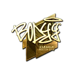 Sticker | bodyy (Gold) | Boston 2018
