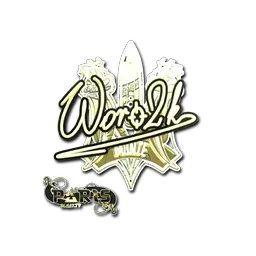 Sticker | Woro2k (Gold) | Paris 2023