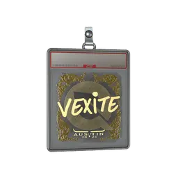 Sticker Slab | vexite (Gold) | Austin 2025