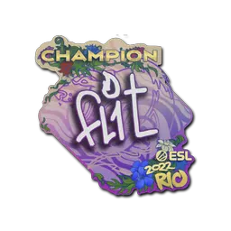 Sticker | FL1T (Champion) | Rio 2022