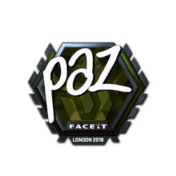 Sticker | paz (Foil) | London 2018