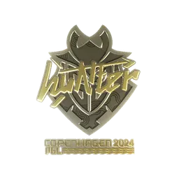 Sticker | huNter- (Gold) | Copenhagen 2024