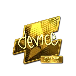 Sticker | device (Gold) | Atlanta 2017