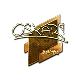 Sticker | oskar (Gold) | Boston 2018