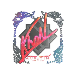 Sticker | khaN (Holo) | Austin 2025
