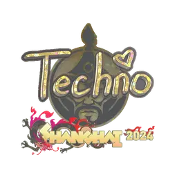 Sticker | Techno4K (Glitter) | Shanghai 2024