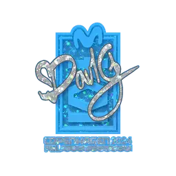 Sticker | dav1g (Glitter) | Copenhagen 2024