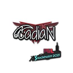 Sticker | cadiaN | Stockholm 2021
