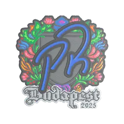 Sticker | PR (Embroidered) | Budapest 2025