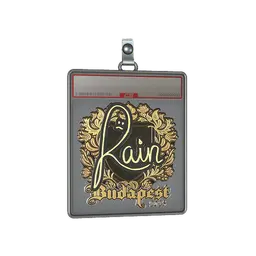 Sticker Slab | rain (Gold) | Budapest 2025