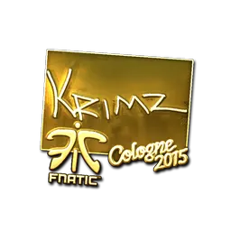 Sticker | KRIMZ (Gold) | Cologne 2015