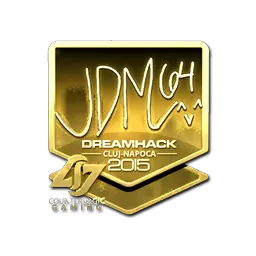 Sticker | jdm64 (Gold) | Cluj-Napoca 2015