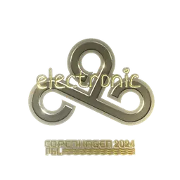 Sticker | electronic (Gold) | Copenhagen 2024