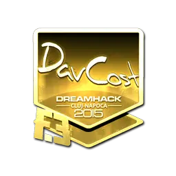 Sticker | DavCost (Gold) | Cluj-Napoca 2015