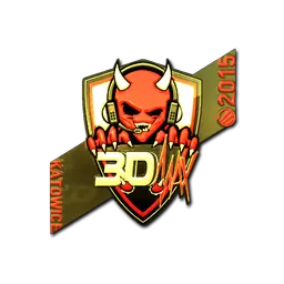 Sticker | 3DMAX (Gold) | Katowice 2015