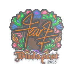Sticker | fEAR (Embroidered) | Budapest 2025