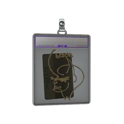 Sticker Slab | Hello PP-Bizon (Gold)