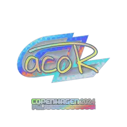 Sticker | acoR (Holo) | Copenhagen 2024
