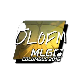 Sticker | olofmeister (Foil) | MLG Columbus 2016