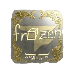 Sticker | frozen (Gold) | Austin 2025