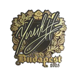 Sticker | yuurih (Gold) | Budapest 2025