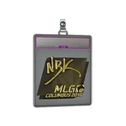 Sticker Slab | NBK- (Gold) | MLG Columbus 2016