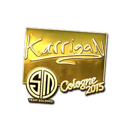 Sticker | karrigan (Gold) | Cologne 2015