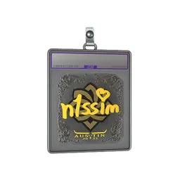 Sticker Slab | n1ssim (Foil) | Austin 2025
