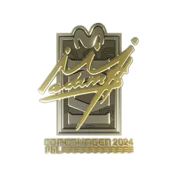 Sticker | adamS (Gold) | Copenhagen 2024