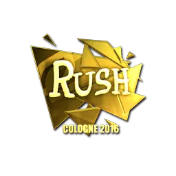 Sticker | RUSH (Gold) | Cologne 2016