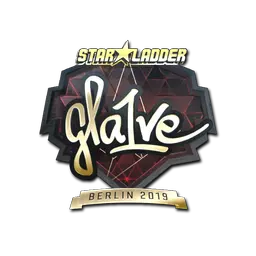 Sticker | gla1ve (Gold) | Berlin 2019