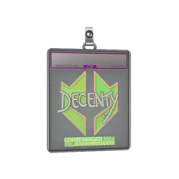 Sticker Slab | decenty (Holo) | Copenhagen 2024