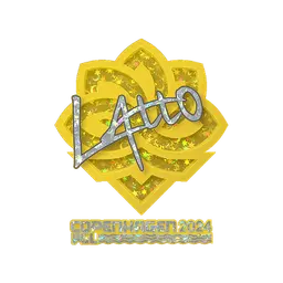 Sticker | latto (Glitter) | Copenhagen 2024