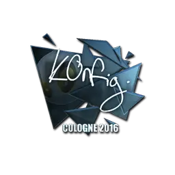 Sticker | k0nfig (Foil) | Cologne 2016