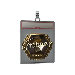 Sticker Slab | chopper (Gold) | London 2018