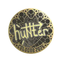Sticker | huNter- (Gold) | Cologne 2026