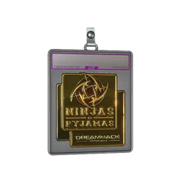 Sticker Slab | Ninjas in Pyjamas (Gold) | DreamHack 2014