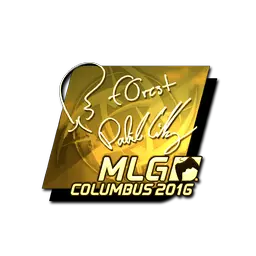 Sticker | f0rest (Gold) | MLG Columbus 2016