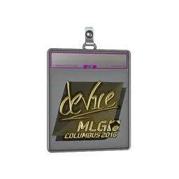 Sticker Slab | device (Gold) | MLG Columbus 2016
